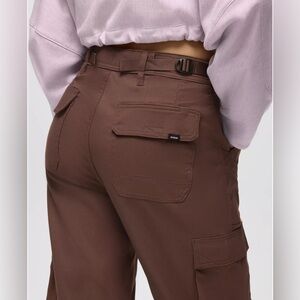 Prana NWT stretch Zion cargo pants women mocha size 8